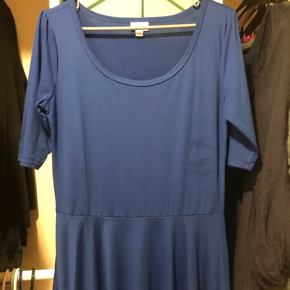 Lularoe Nicole- solid blue!